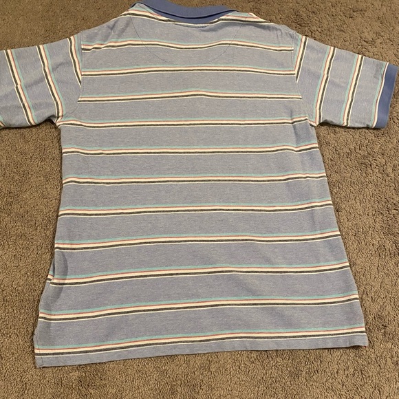 Beverly Hills Polo Club Multicolor Striped Polo Shirt - Picture 9 of 10